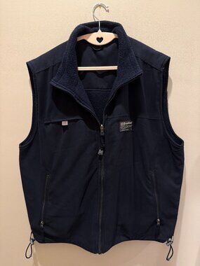 Vintage U.S. Expedition Vintage Fleece Vest Navy Blue Men's Large from 1994